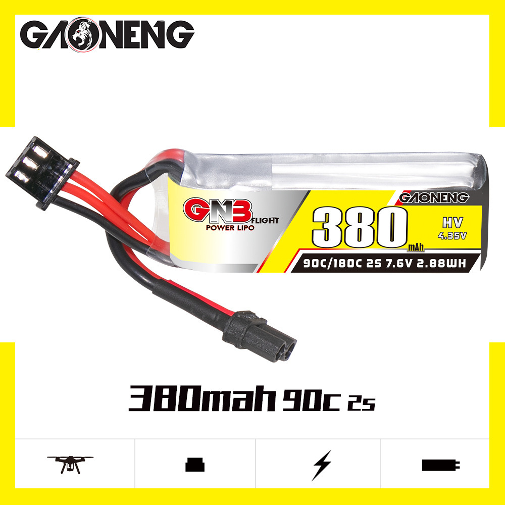 GNB 2S 7.6V 380mAh 90C/180C Li - Rc Helicopter Parts recension och pris