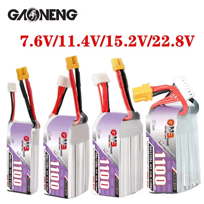 GNB 1100mAh 2S 3S 4S 6S 60C/12 - Rc Helicopter Parts recension och pris